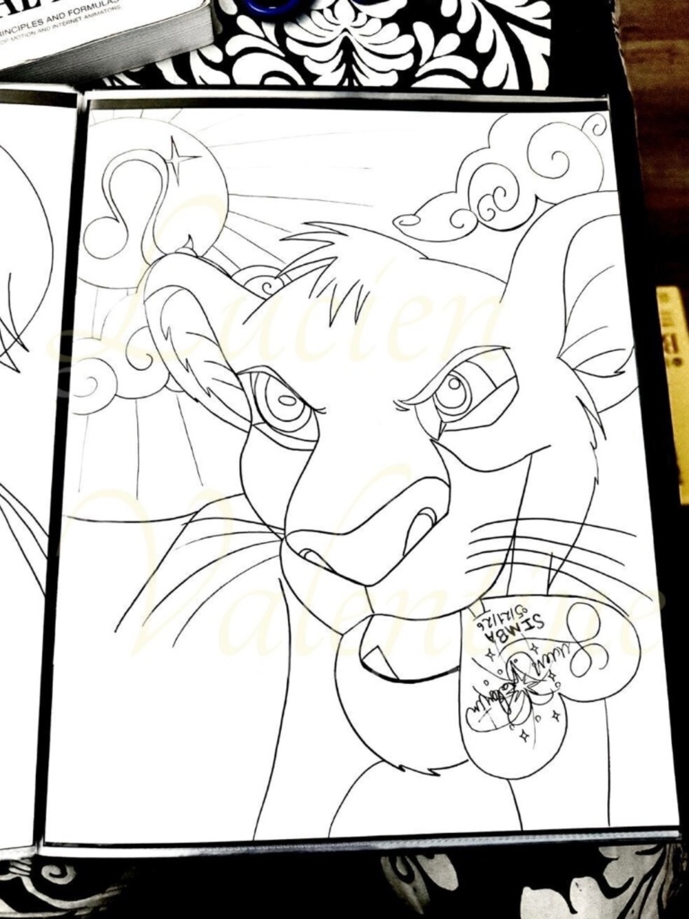 Simba Practice Sketch